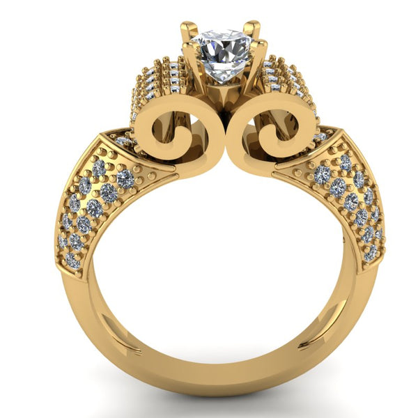 1.28ct Brilliant Diamond Gold Engagement RIng - 03US31